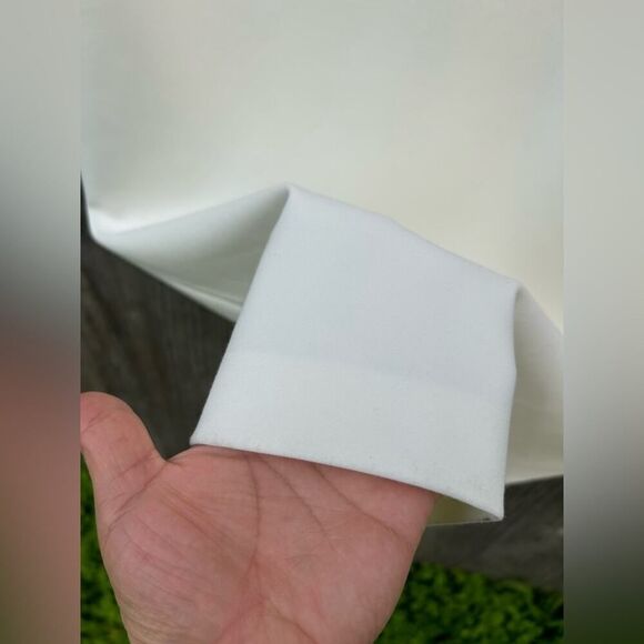 LIKELY Shayna Dress Womens Sz Medium Ivory Ruffle Bodice Overlay Cocktail - Picture 10 of 16